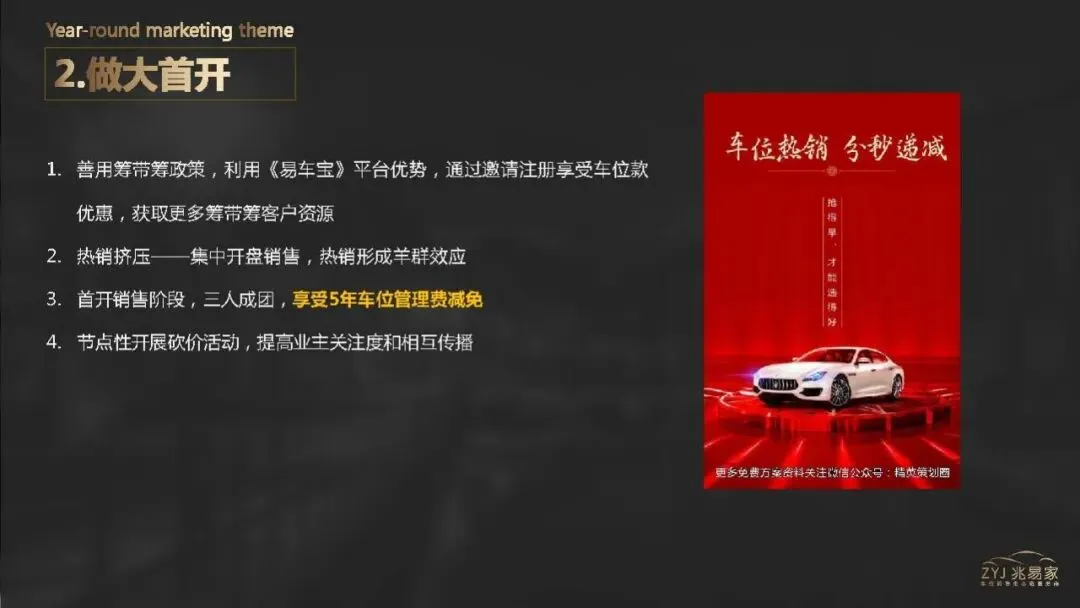 地产项目车位营销代理方案【房地产】【车位推广】