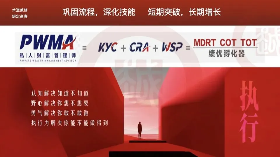 PWMA 私人财富管理师|重塑营销系统,重走专业之路