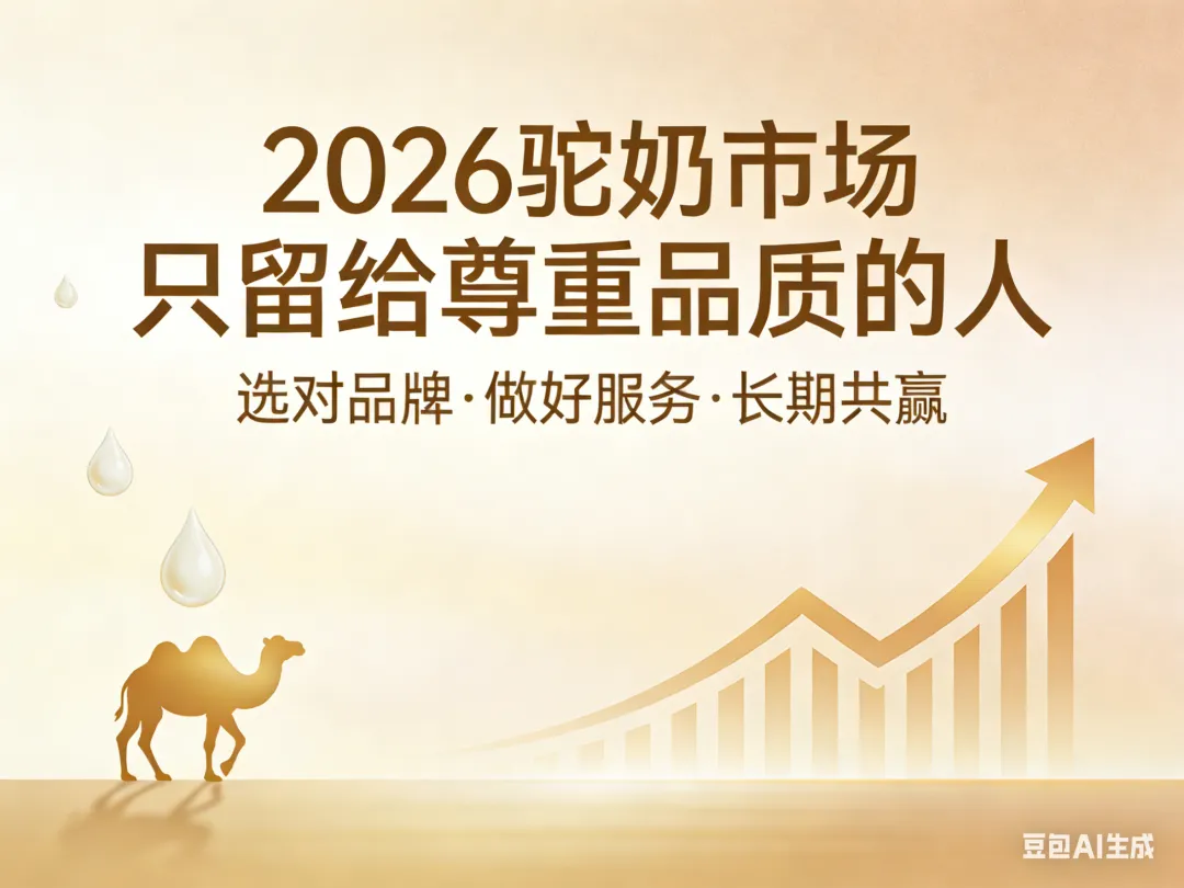 2026 驼奶市场风向标|实体店 & 经销商必看:精准选品 + 破局增长全攻略