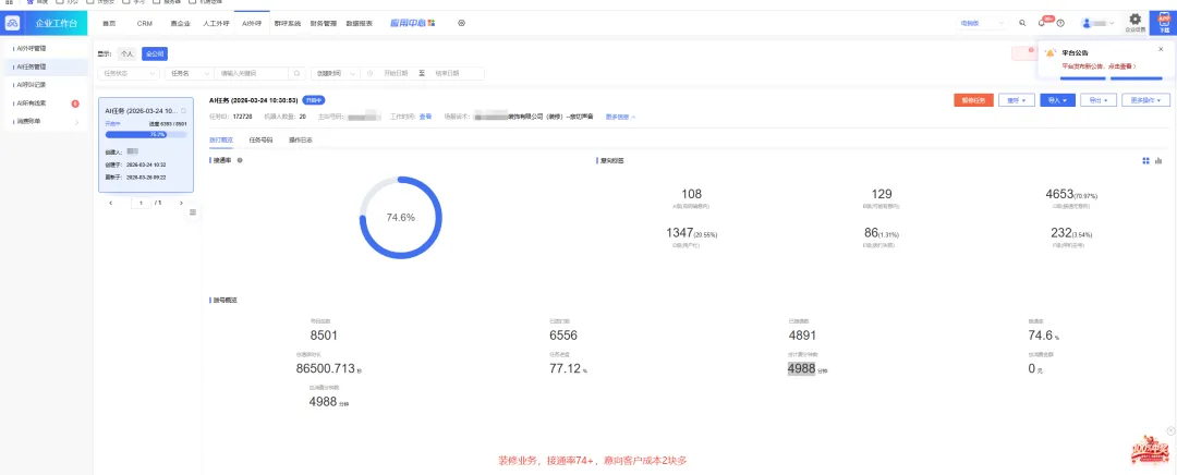 低投入高获客!装修财税招生用机器人外呼,成本直接砍半