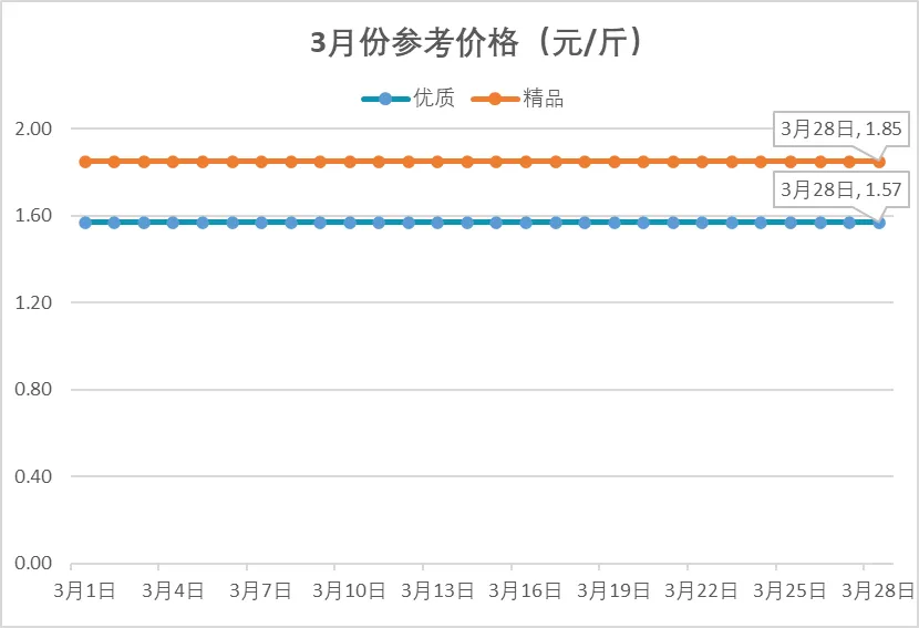 3月28日全国生姜市场行情速览