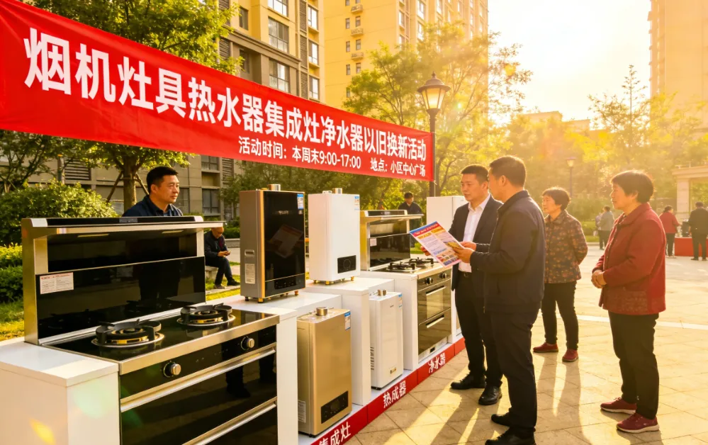 厨卫与家电门店楼盘老旧小区以旧换新营销全新方案(内附调研表)