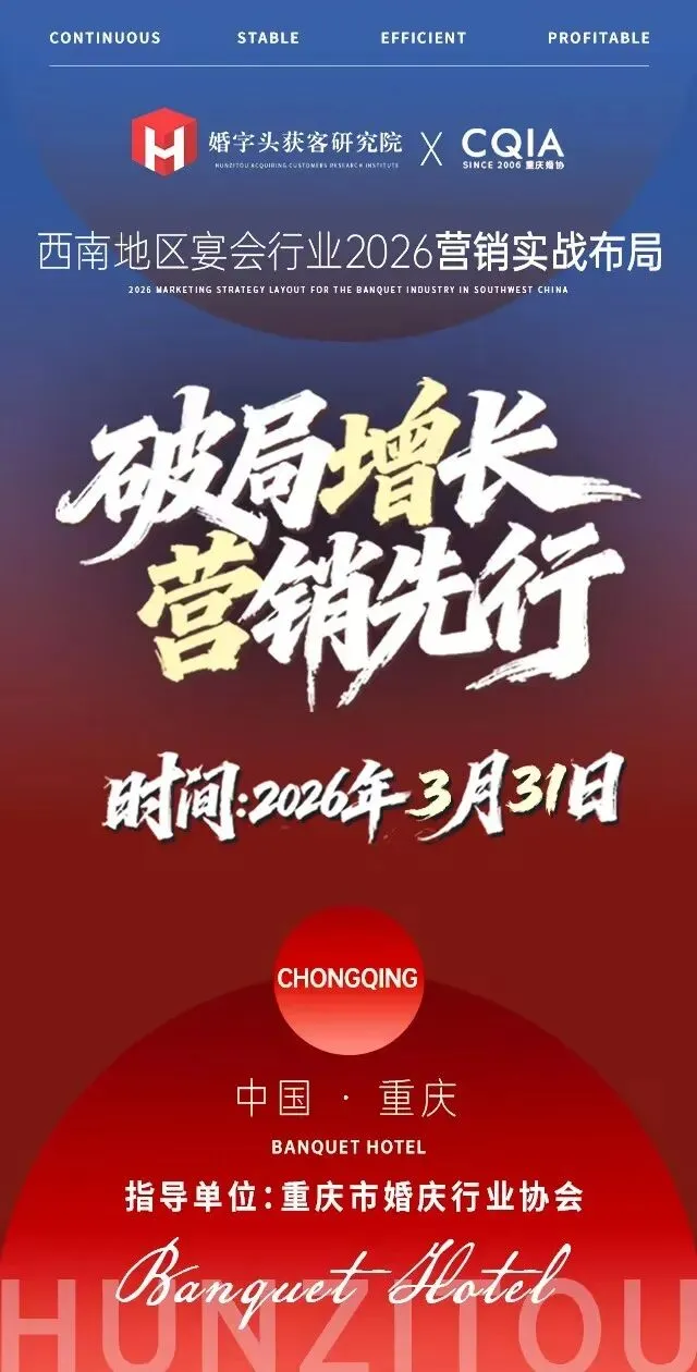 解锁2026西南婚礼堂行业获客密码