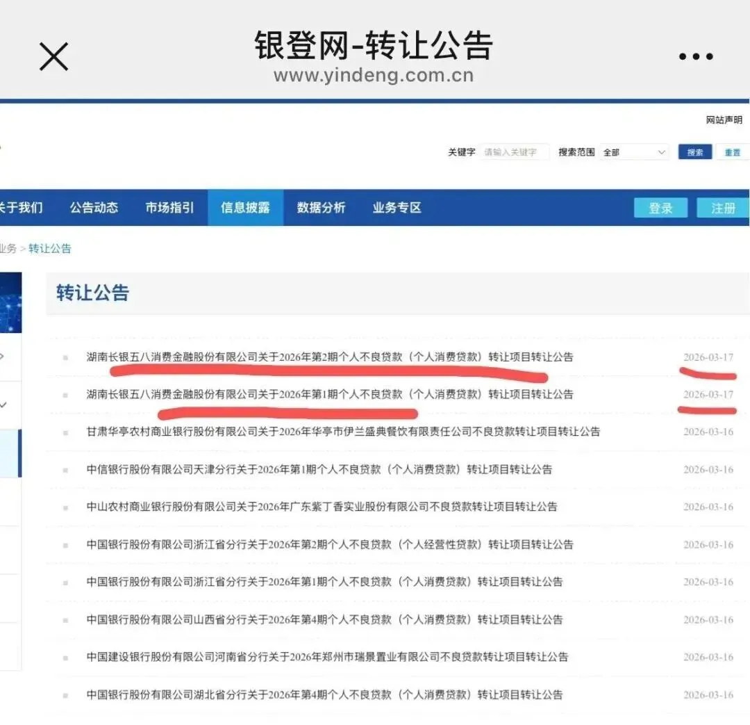 个贷不良市场剧变:2026 开年数据曝光,银行低价出清,AMC 集体观望