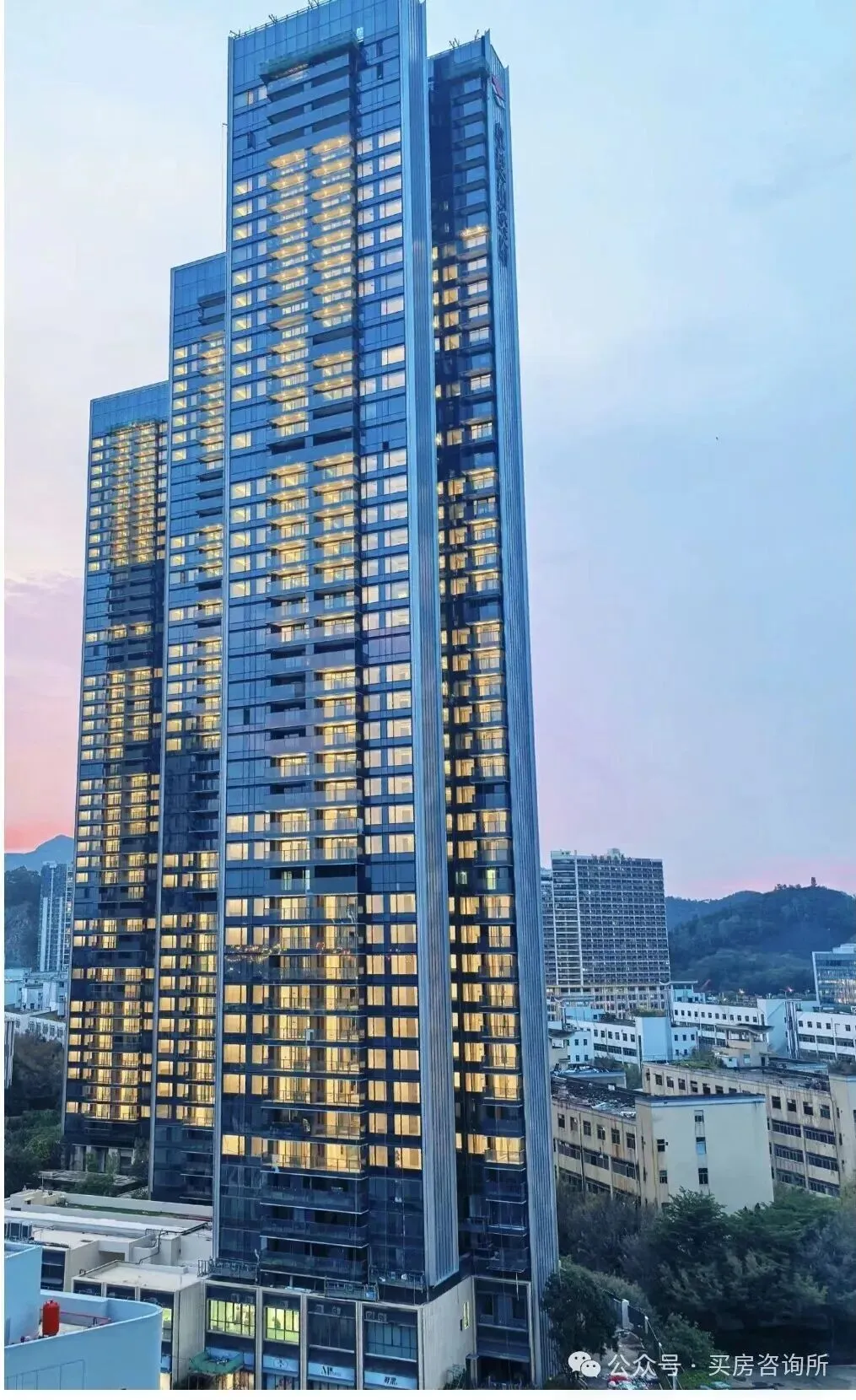 龙华大浪【卓越琅奕府】明天开营销中心样板房,推售约70-98㎡3-4房,吹风价200多万起