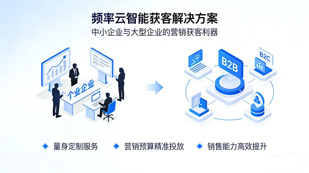 AI 驱动,全域获客 ——频率云智能获客