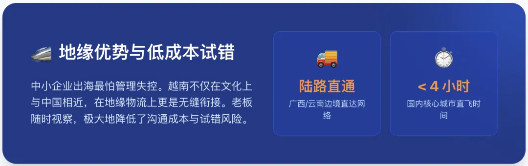 为什么越来越多中国中小企业选择进入越南市场?