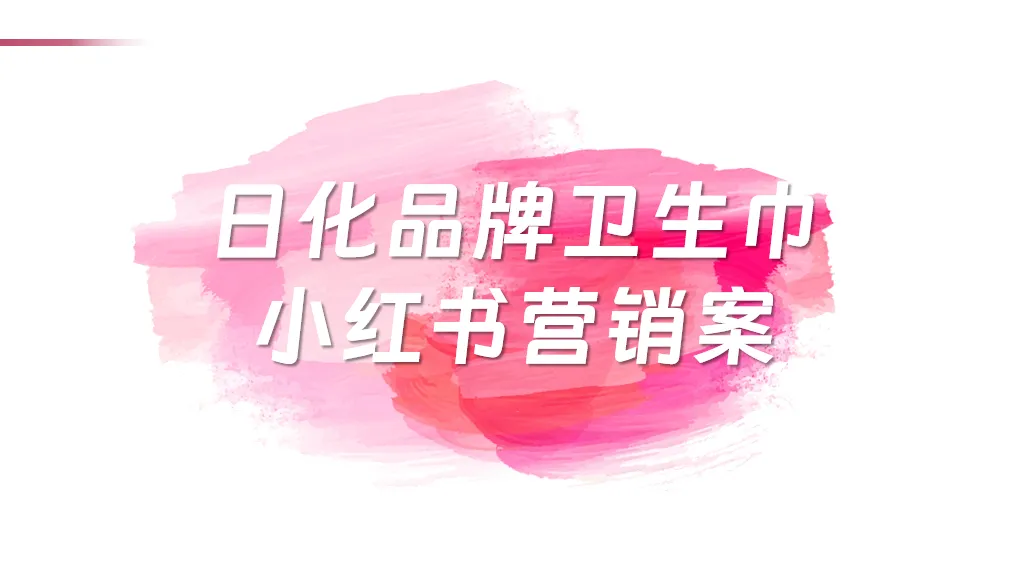 个人日化卫生巾品牌小红书内容营销方案