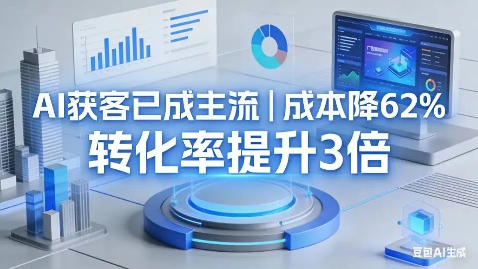 2026.3.29 行业快讯|AI获客已成广告营销主流,成本直降62%、转化率提升3倍!