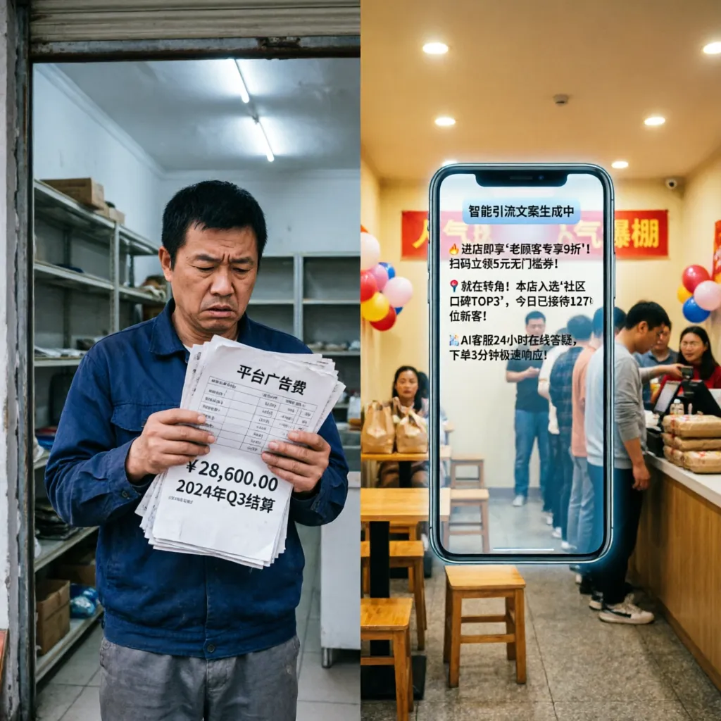 获客成本从 50 块降到 5 块!AI 引流才是实体商家的破局钥匙
