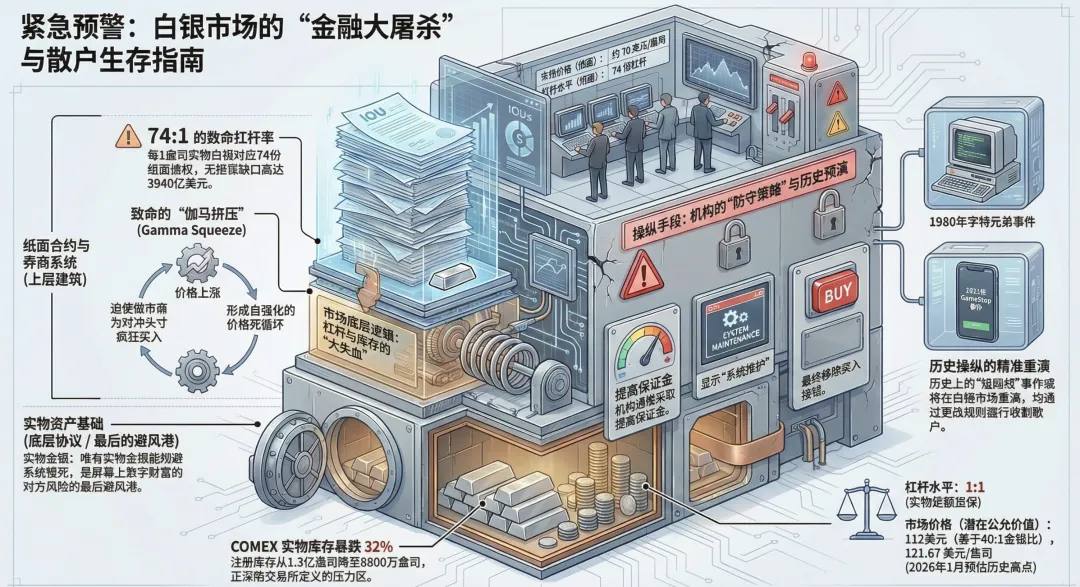 周一“拔网线”恐重演?白银市场的金融大屠杀真相