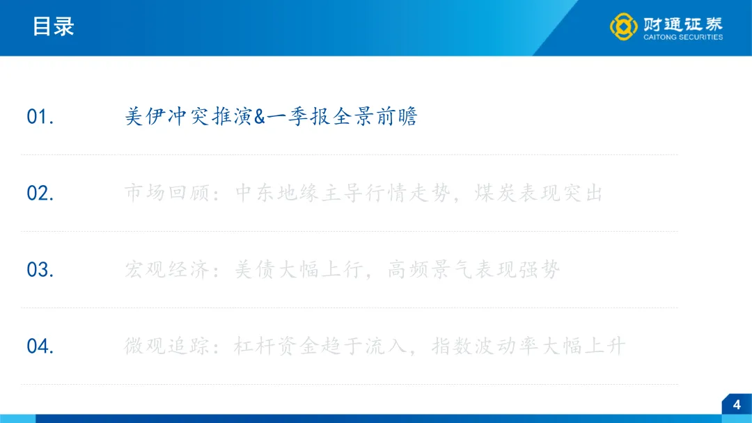 一季报全景前瞻 ——4月市场策略|财通策略徐陈翼/林昊