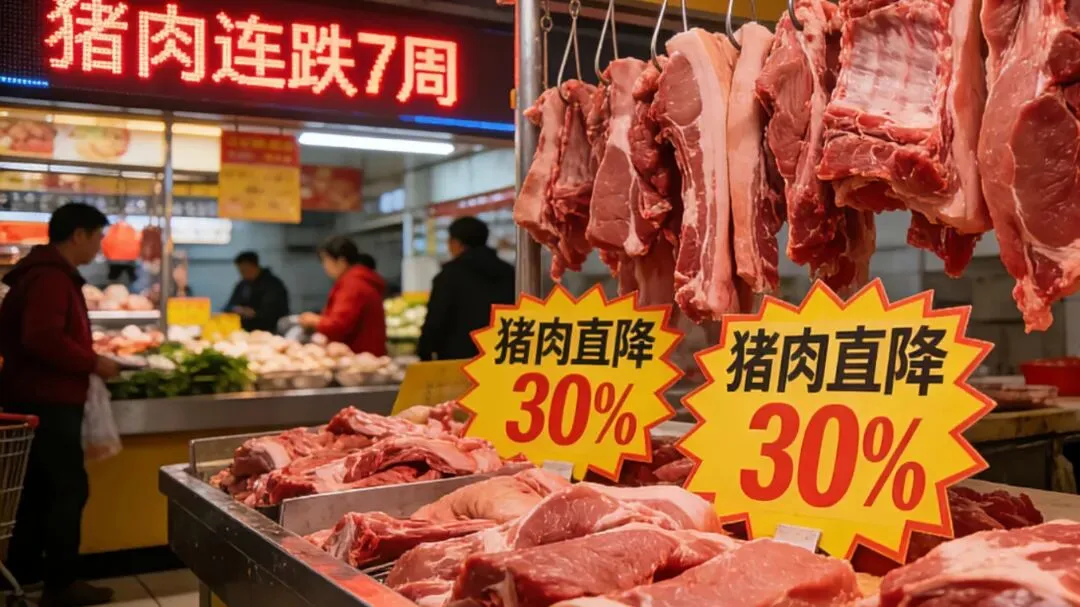 猪价连跌7周!2026年猪肉市场要变天