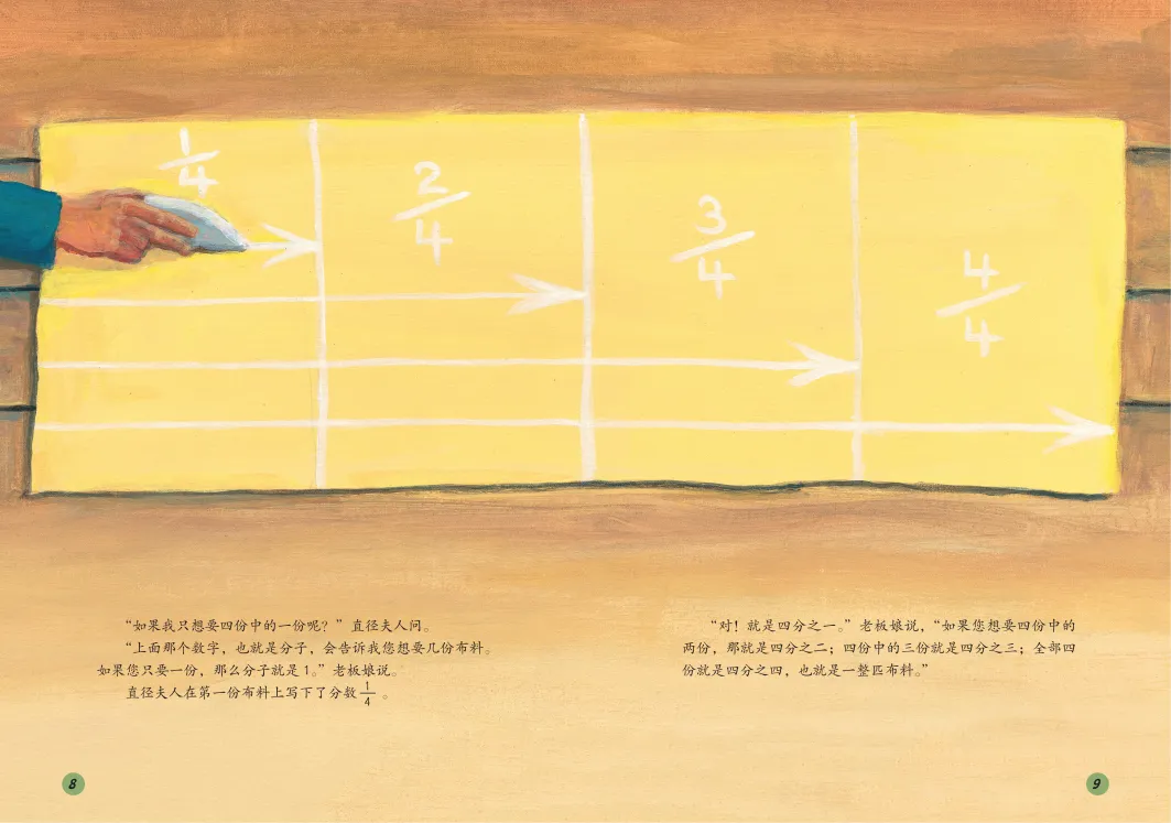 藏在童话故事里的数学启蒙|市场里藏着数不清的分数知识