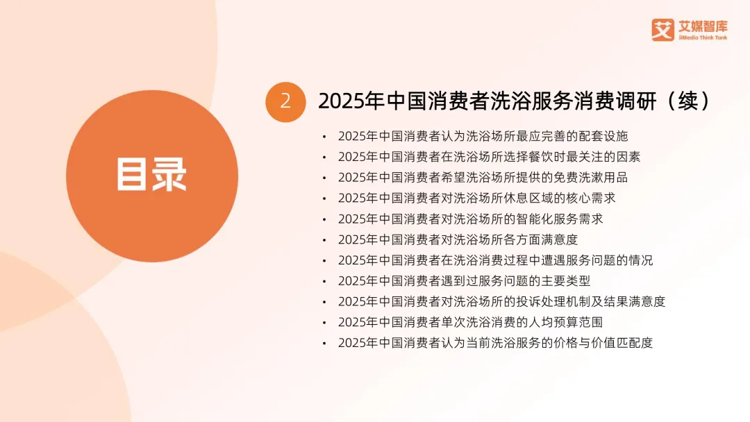2025年中国洗浴服务消费市场调查数据