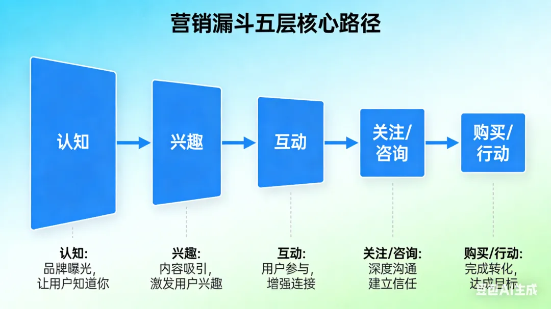 一文读懂营销漏斗模型:轻松掌握社交媒体运营的底层逻辑和实操方法