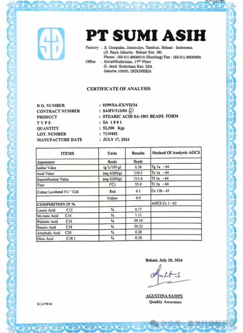 硬脂酸的性质、生产、应用与市场全解析