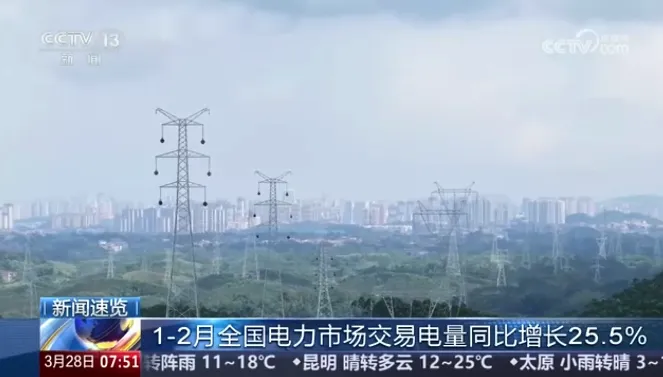2026开年“电”力十足!前两月市场交易电量猛增25.5%,释放了什么信号?