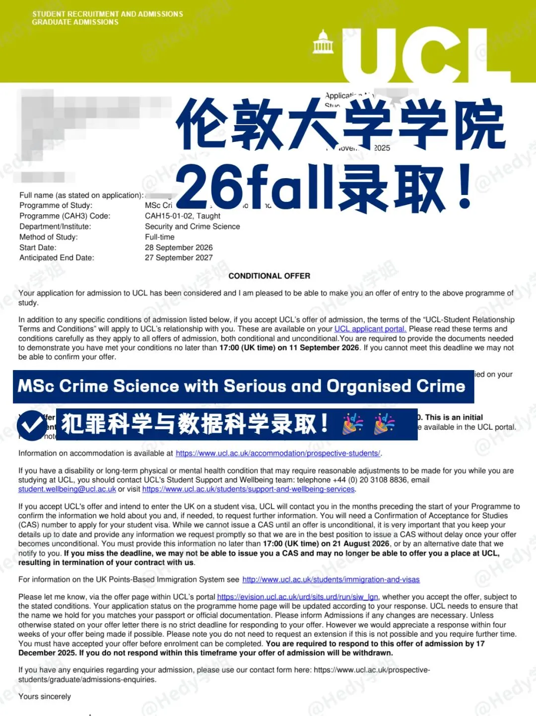 OFFER|澳科市场营销学长GPA2.7,QStop50院校商科offer大丰收!