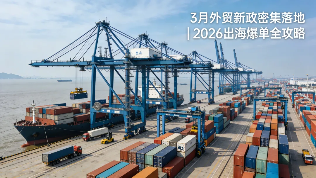 3月外贸新政密集落地!爆单赛道+获客全攻略,外贸人直接抄作业