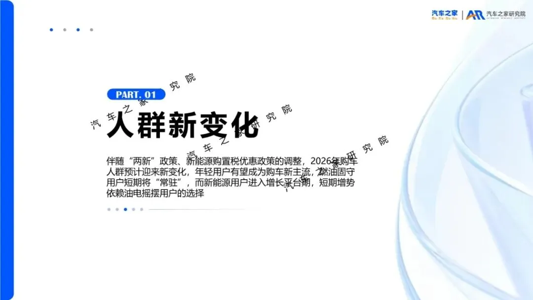 汽车之家研究院:2026年乘用车市场用户趋势洞察报告解读(35页附下载)