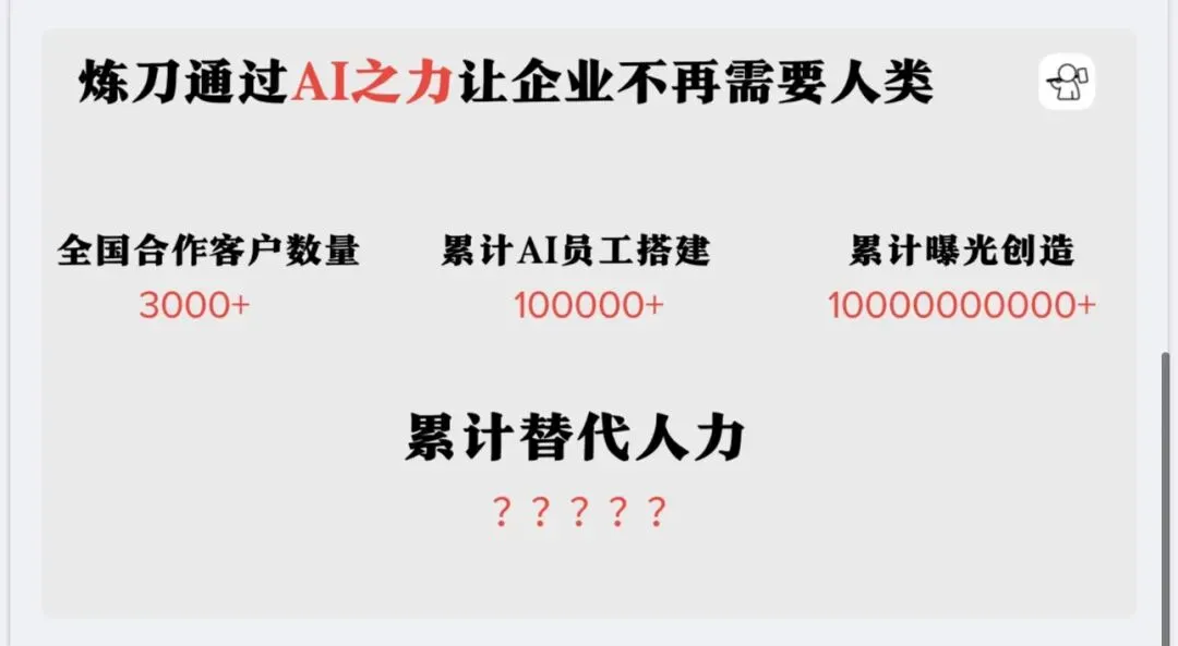 一台手机干翻整个营销团队!炼刀AI让你躺着做全网生意