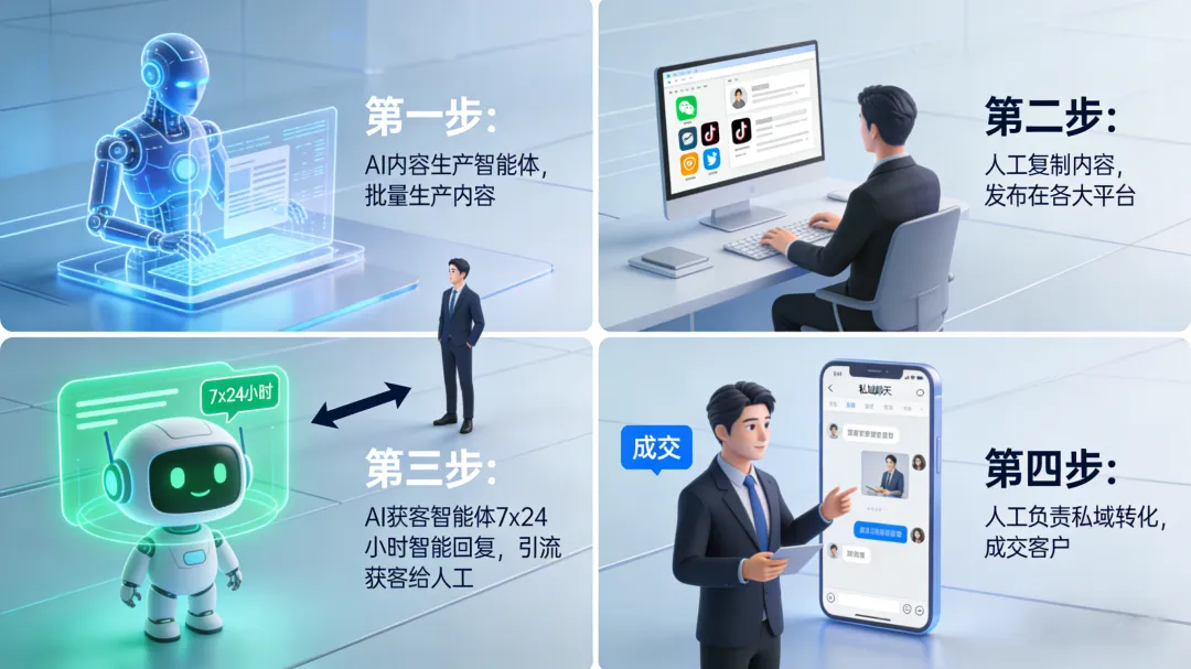 7×24小时自动化营销、全域引流获客,企业AI营销就得这么干!