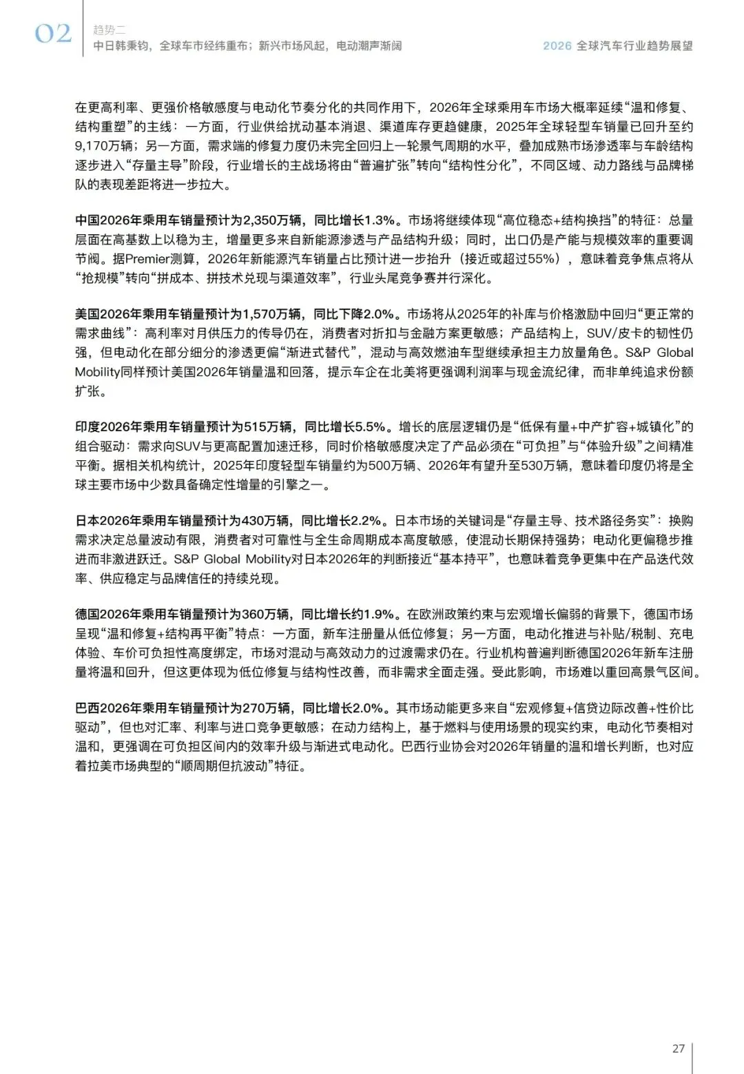 汽车行业趋势展望报告(用户、市场、政策等):智领踔跃 | 附下载