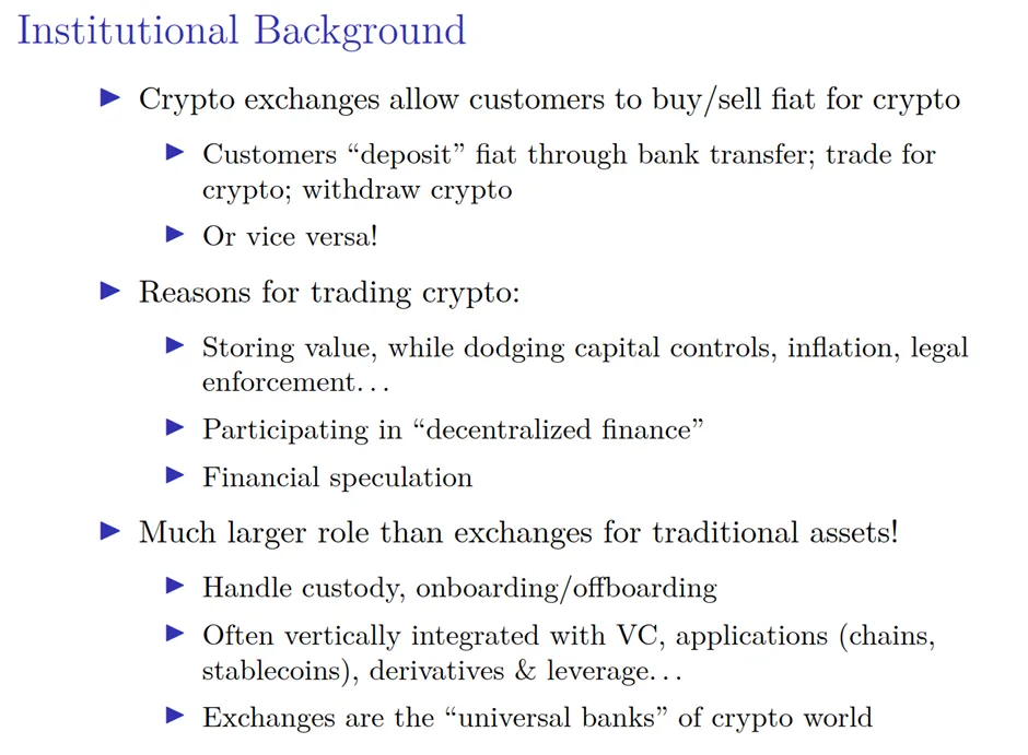罗汉堂 | 芝加哥大学张翼东:加密市场为什么会存在这么多交易所?