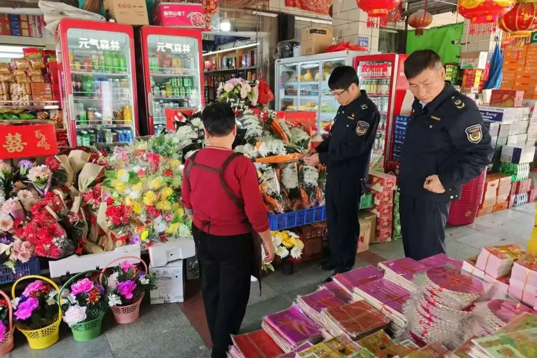 内坑所开展清明节前殡葬领域市场监管专项检查行动