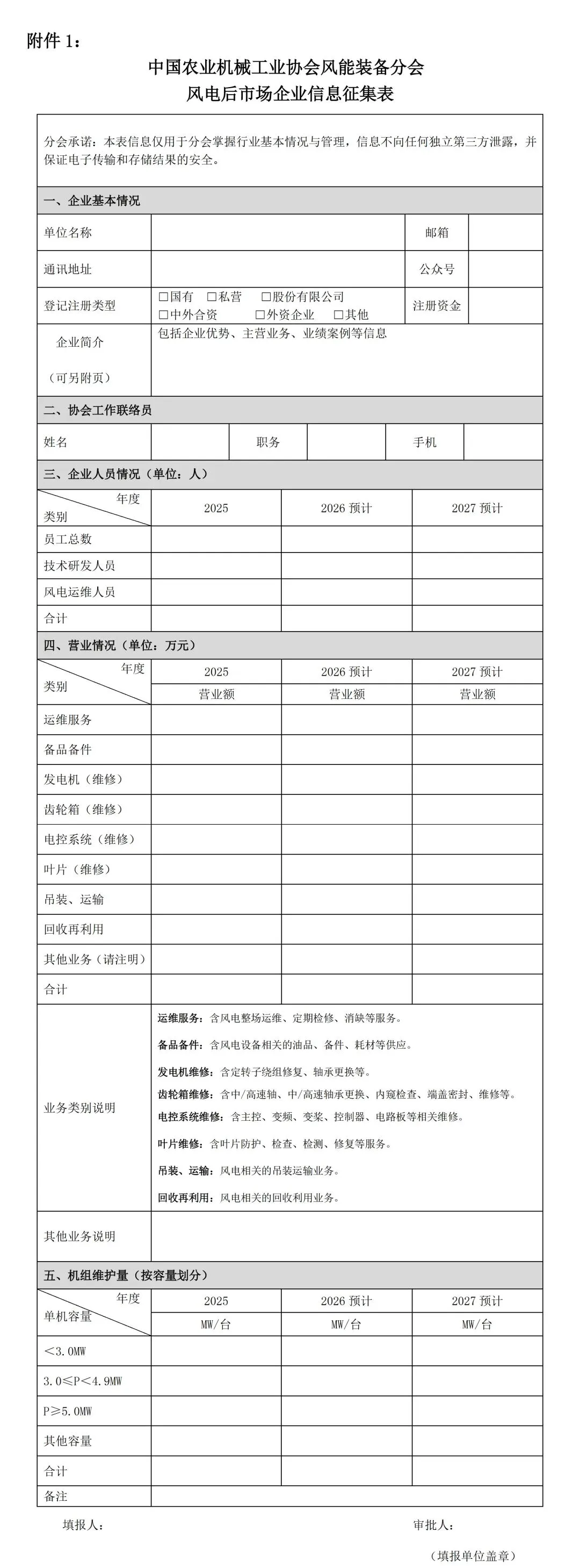 关于征集2026年中国风电后市场运维企业信息与风电运维创新技术应用案例的通知