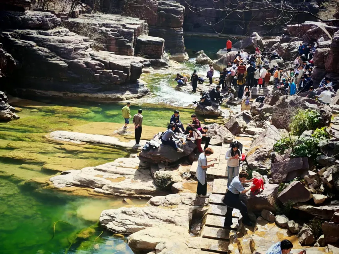 春日出逃计划|计算机技术协会云台山春游圆满收官,一起邂逅山水与浪漫!