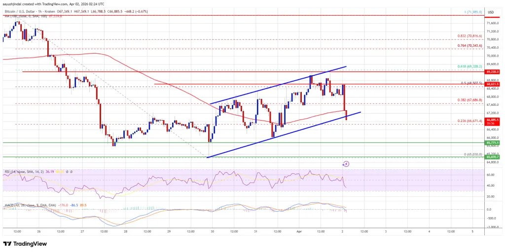 BTC比特币价格反弹放缓,卖方收紧市场控制.