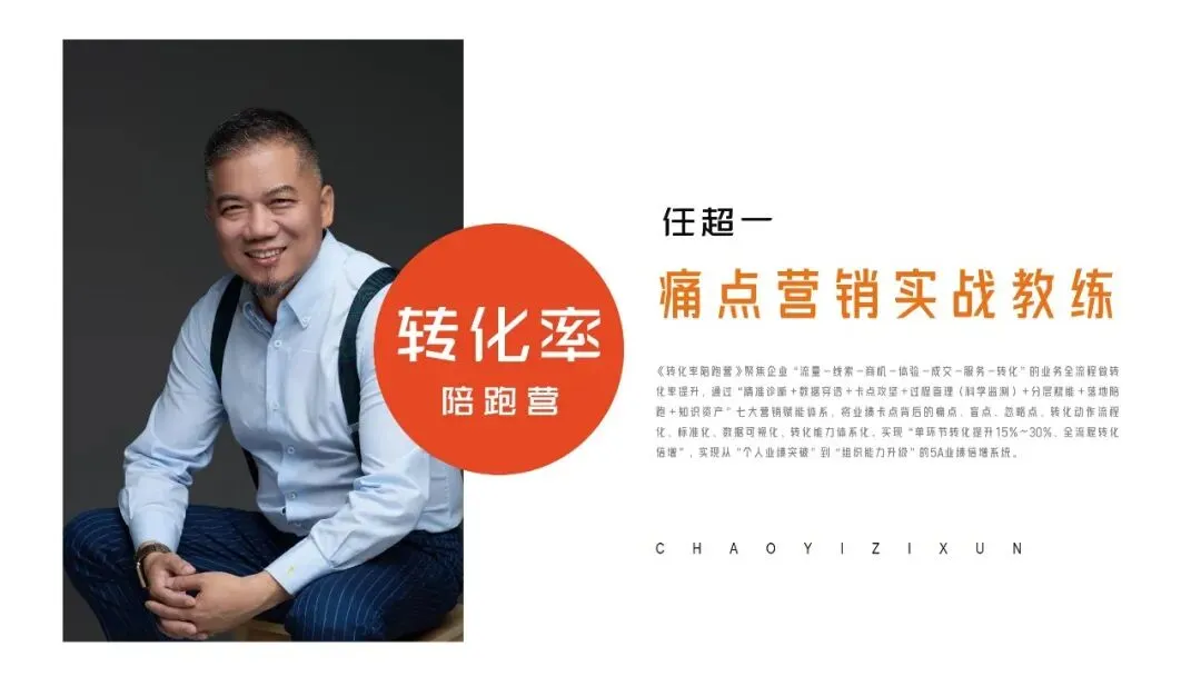 爆款课|《转化率提升》陪跑营——从“获客”到“锁客”的营销转化提升系统