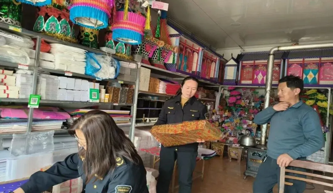 马营镇市场监督管理所开展殡葬领域专项检查