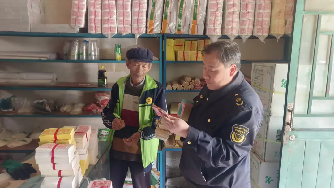 李家店乡市场监督管理所开展制售仿人民币图样冥币专项监督检查工作