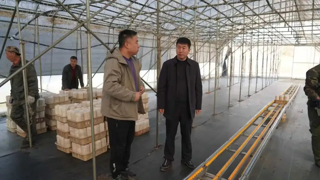 延军农场党委副书记徐显国到产业营销中心检查指导工作