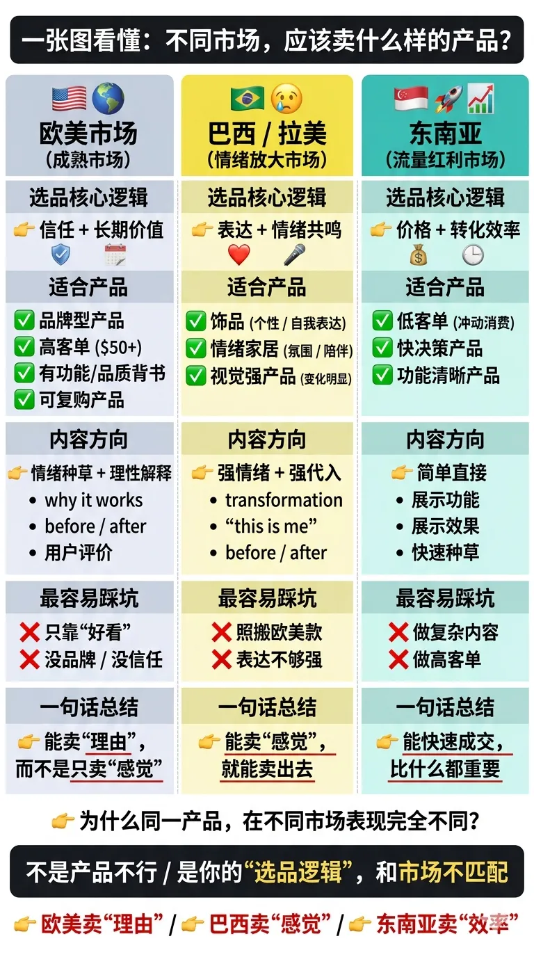 同一套TikTok打法,为什么在不同市场结果完全不同?(图文收藏版)