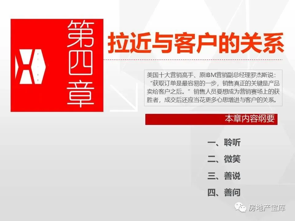 【干货】房地产销售技能