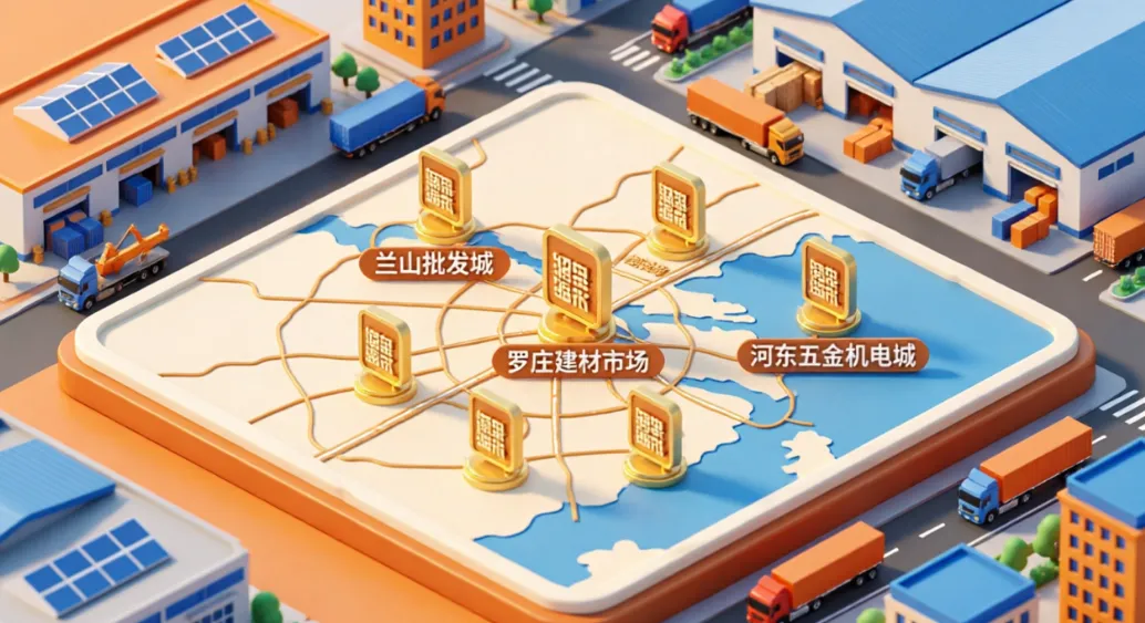 临沂地推地图:兰山批发城、罗庄建材市场……这些区域商户最缺收款码!