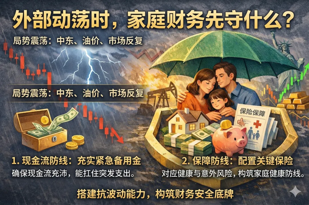 全球市场高波动期,普通家庭该如何重审现金流与保障配置?