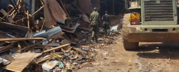 科纳克里Enco 5市场拆迁商贩迎新居!几内亚官宣新市场即将投用