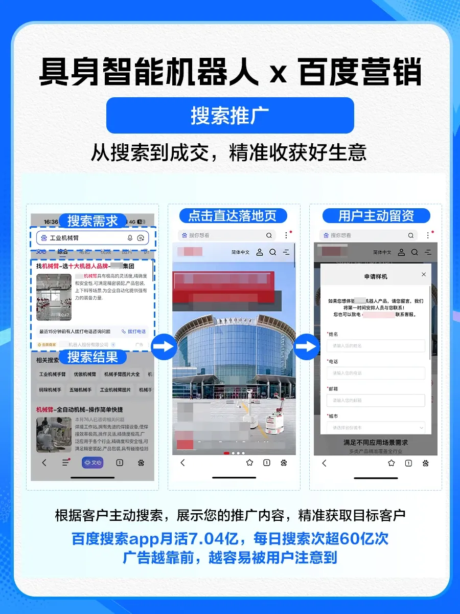 机器人企业怎么获客?老板试试这样投百度(附广告样式)