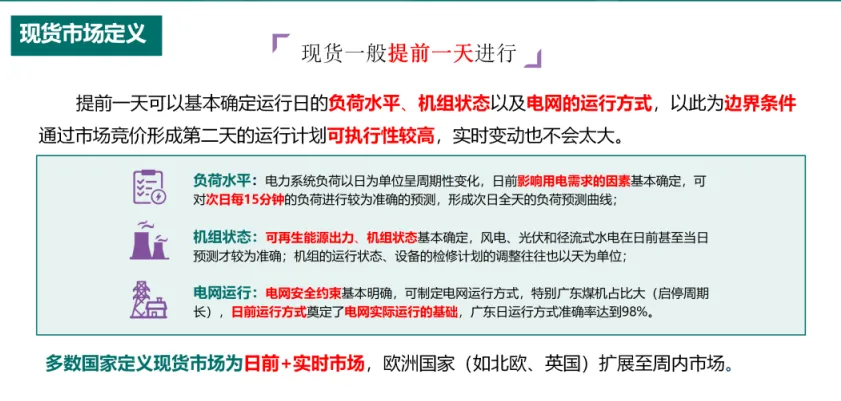 国家电网PPT:电力市场基本原理及现货市场关键因素详解