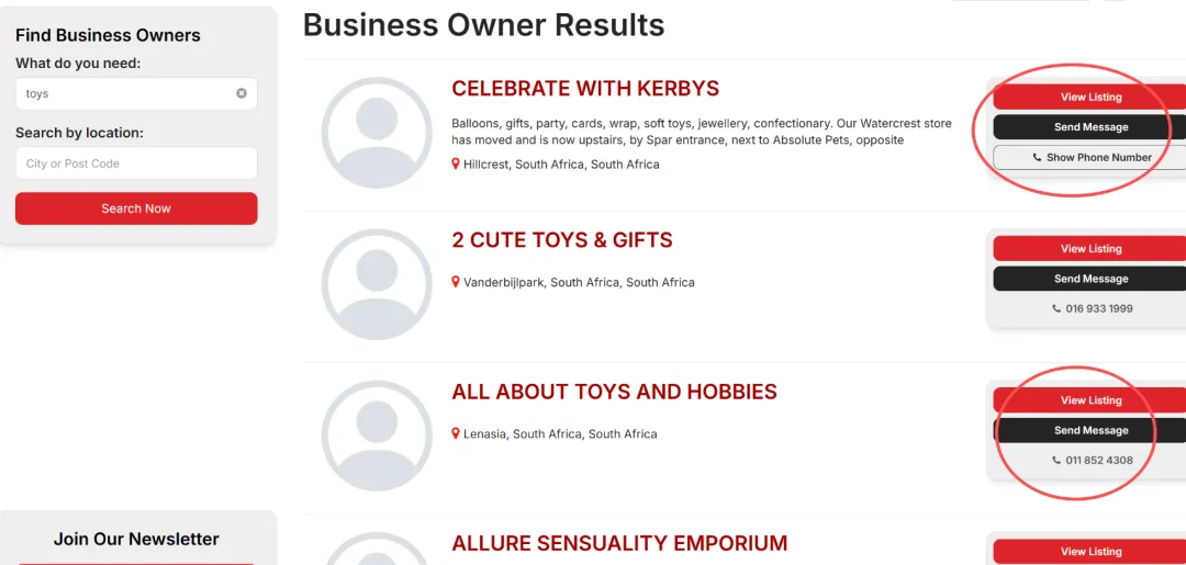 南非外贸获客:2 个新网站,速存