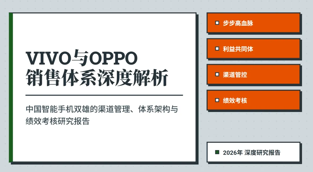 步步高血脉下的销售奇迹:VIVO&OPPO渠道管理深度解析