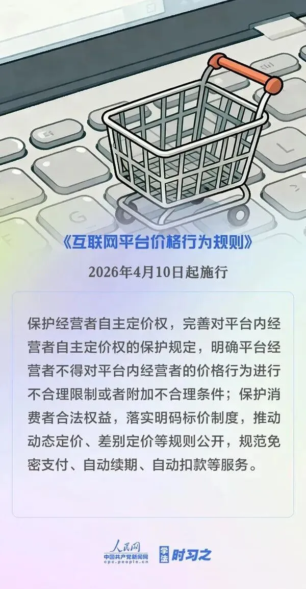 学习惠┃国家发展改革委、市场监管总局、国家网信办:《互联网平台价格行为规则》