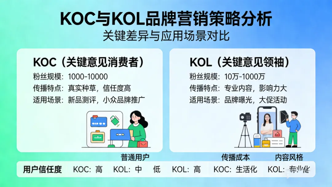 KOC与KOL品牌营销策略分析!