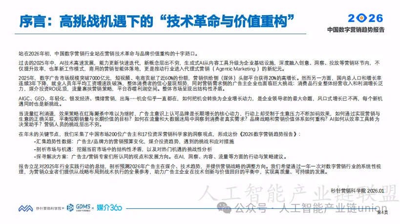 【报告】营销专题二:2026中国数字营销趋势报告(附PDF下载)
