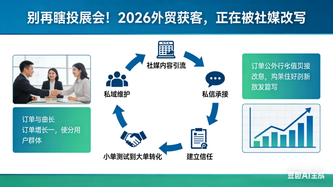 别再瞎投展会!2026 外贸获客,正在被社媒改写